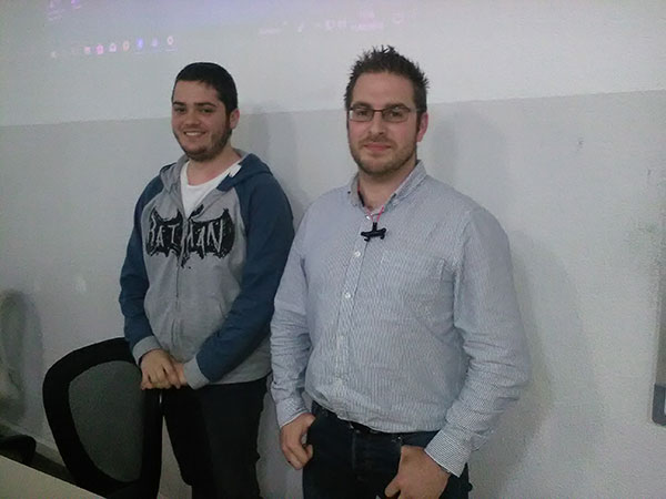 Edu y Antonio, alumnos de FPGS DAW