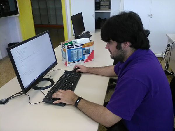 Gustavo, alumno de FPBasica